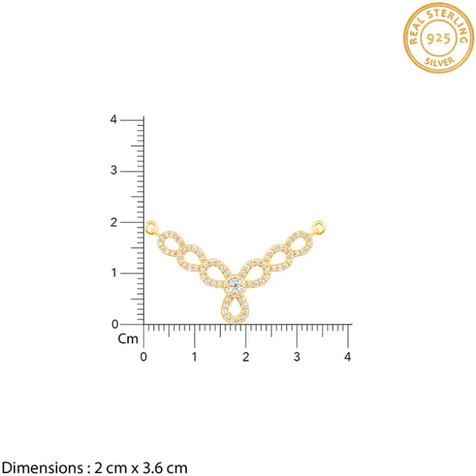 Golden Enamoured In Love Mangalsutra