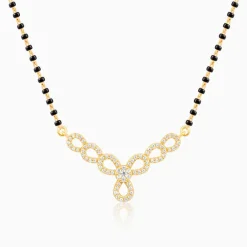Golden Enamoured In Love Mangalsutra