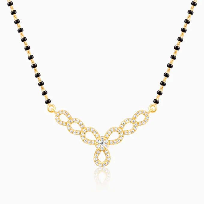Golden Enamoured In Love Mangalsutra