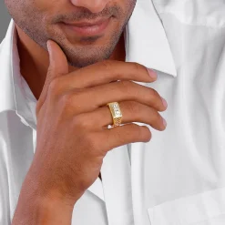 Golden Eternal Bliss Ring for Him