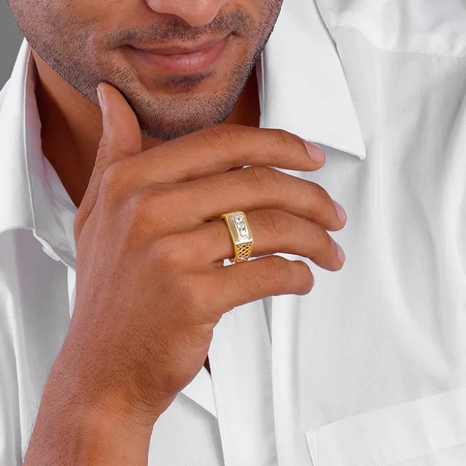 Golden Eternal Bliss Ring for Him
