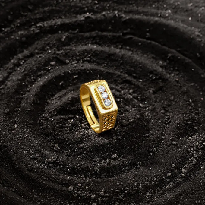 Golden Eternal Bliss Ring for Him