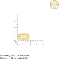 Golden Eternal Bliss Ring for Him