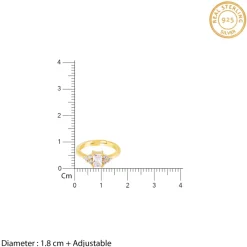 Golden Ethereal Elegance Ring