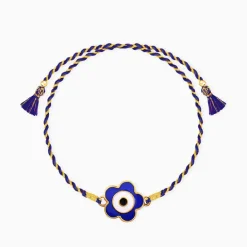 Golden Evil Eye Bloom Kids Rakhi