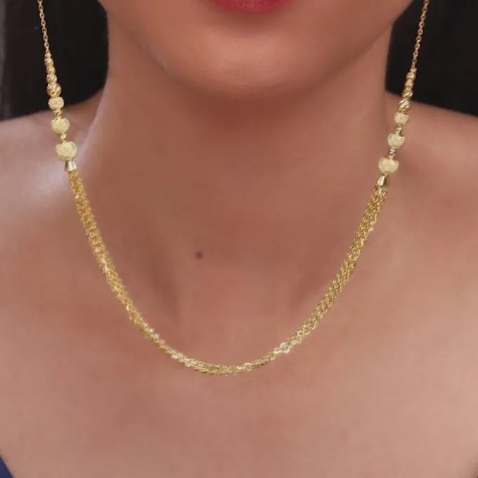 Golden Fancy Necklace