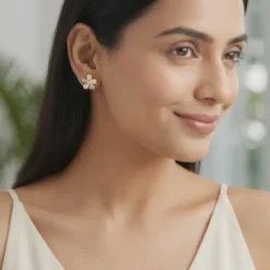 Golden Floret Glory Studs