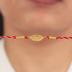 Golden Floret Omkara Rakhi