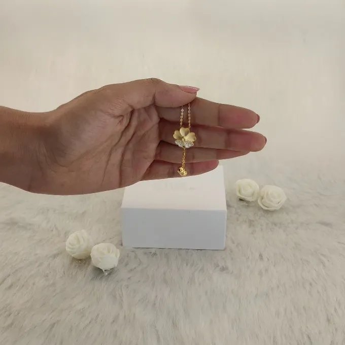 Golden Flower Girl Set