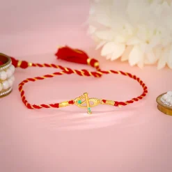Golden Flute Rakhi