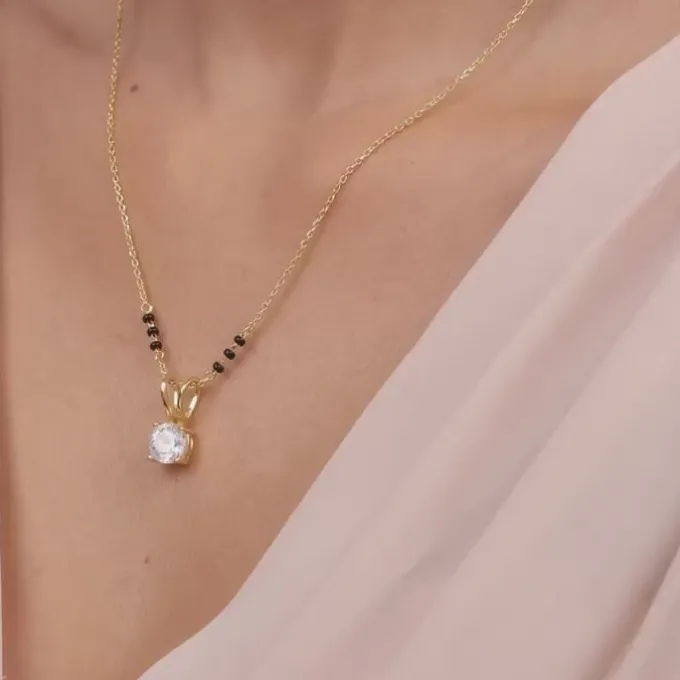Golden Forever Moments Mangalsutra Set
