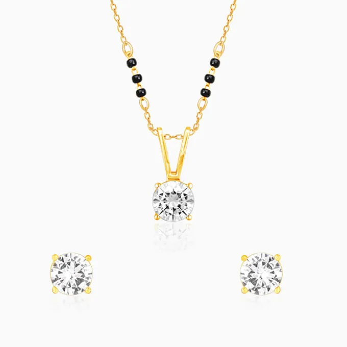 Golden Forever Moments Mangalsutra Set