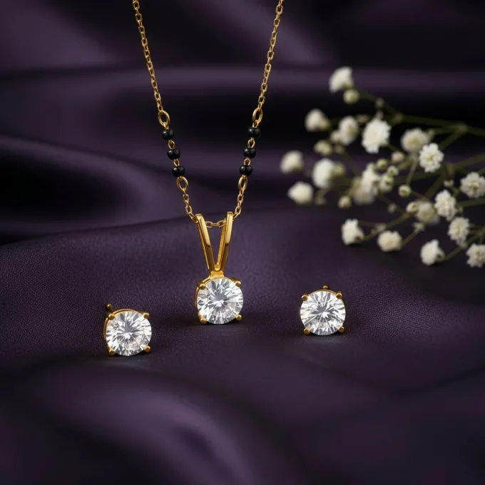Golden Forever Moments Mangalsutra Set