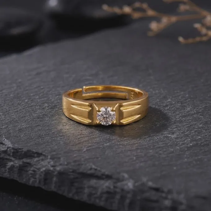 Golden Foundation Ring For Him