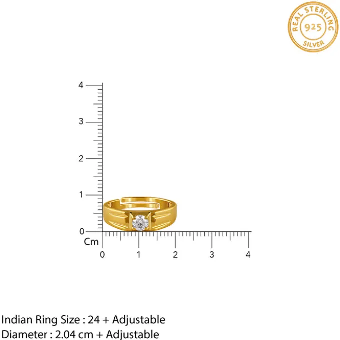 Golden Foundation Ring For Him