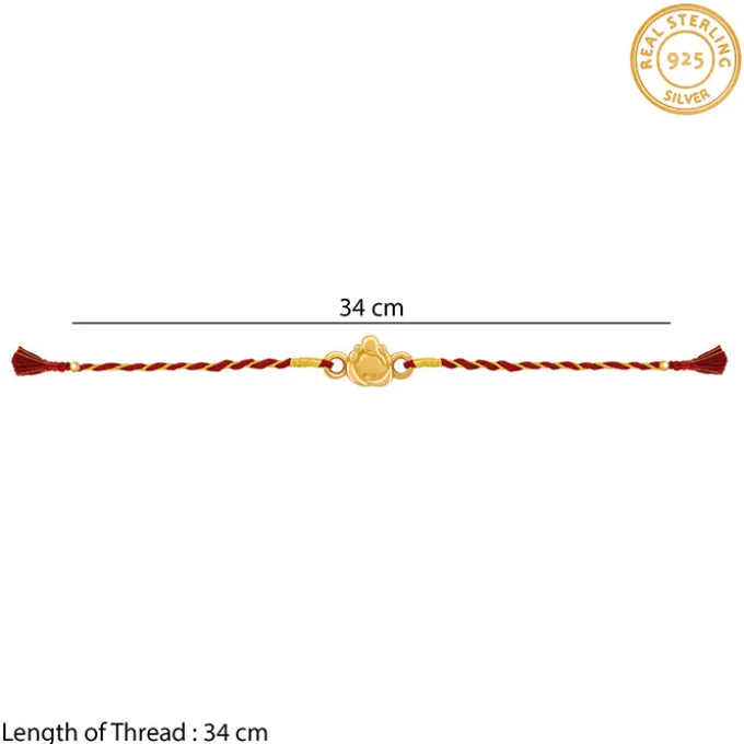 Golden Gajamukha Rakhi