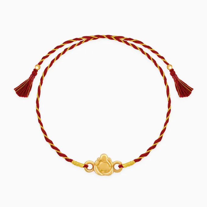 Golden Gajamukha Rakhi