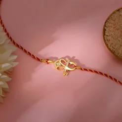 Golden Ganesha Rakhi