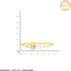 Golden Gauri Cuff Bracelet