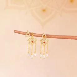 Golden Gauri Earrings