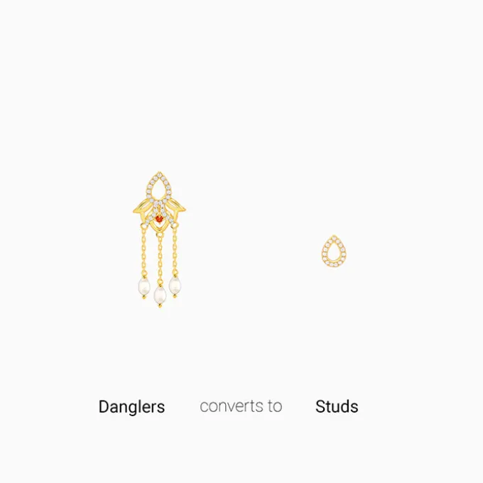 Golden Gauri Earrings