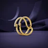 Golden GeoLuxe Ring