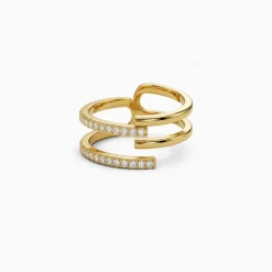 Golden GeoLuxe Ring
