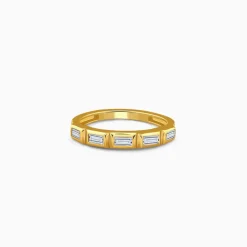Golden Geometric Band For Him (Size 21)