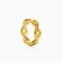 Golden Gilded Rebel Cuff Earrings
