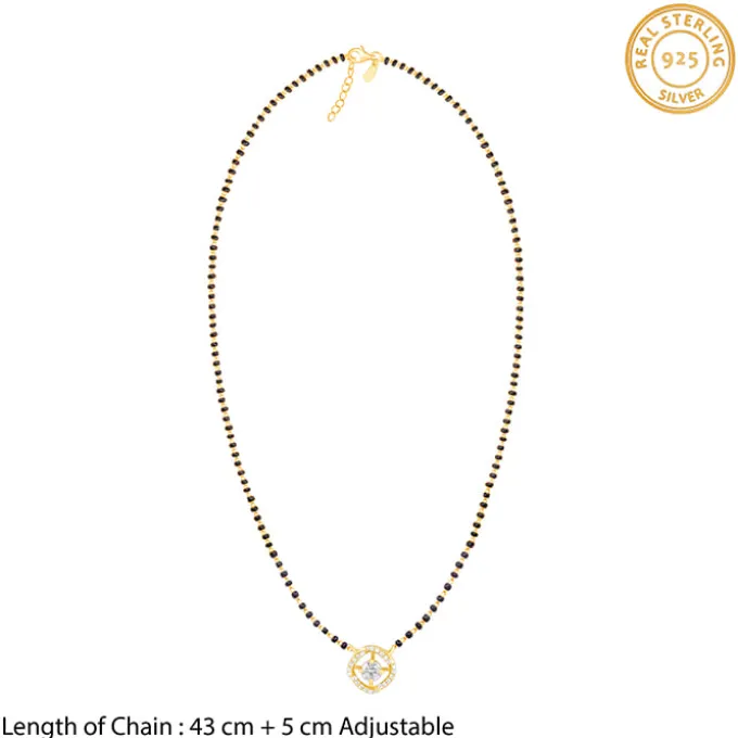 Golden Glitter It On Mangalsutra