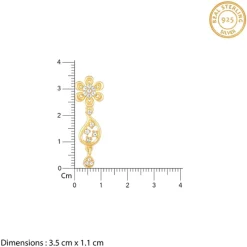 Golden Glorious Flower Earrings