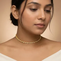 Golden Grove Choker Necklace