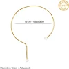 Golden Gwyneth Pearl Hasli Necklace