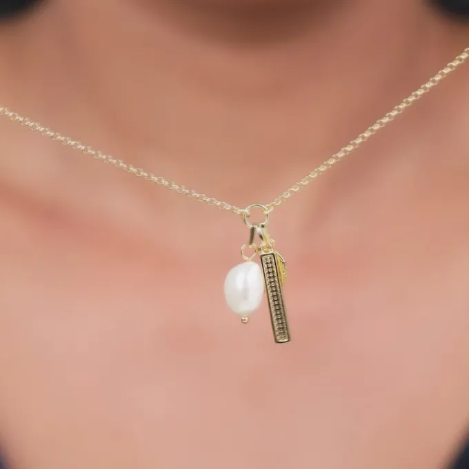 Golden Half Moon Necklace