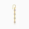 Golden Halo Drift Dangler Earrings