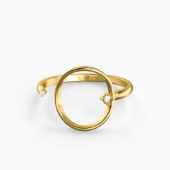 Golden Halo Frame Ring (Size 14)