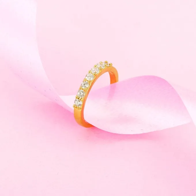 Golden Halo of Love Ring