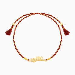 Golden Hanuman Gadha Rakhi