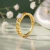 Golden Heart Cut-Out Ring