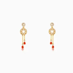 Golden Hecate Dangler Earrings