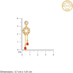 Golden Hecate Dangler Earrings