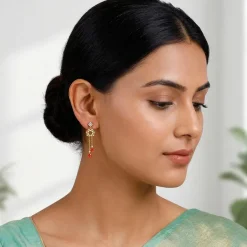 Golden Hecate Dangler Earrings