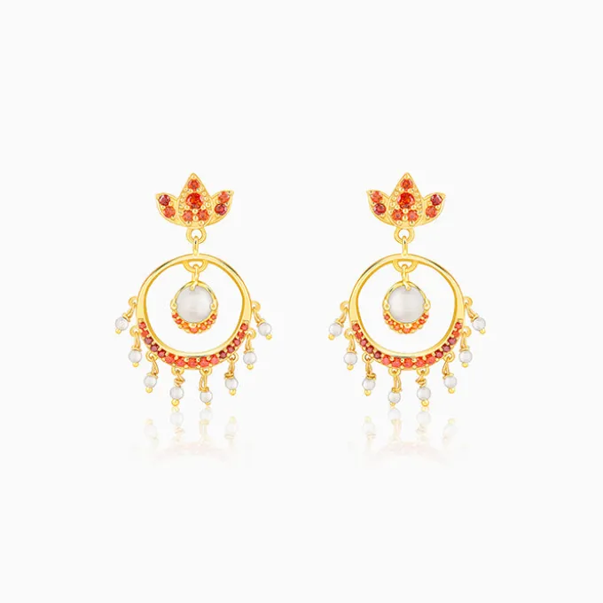 Golden Hera Chandbali Earrings