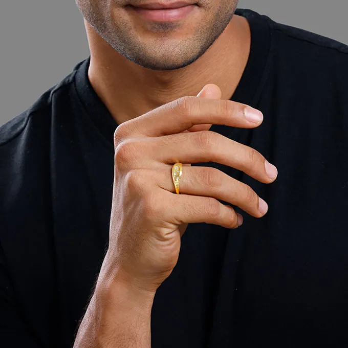 Golden Hygge Ring For Him