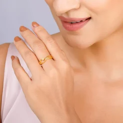 Golden Infinity Bliss Ring