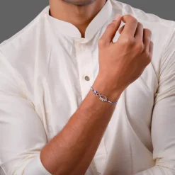 Golden Infinity Evil Eye Rakhi
