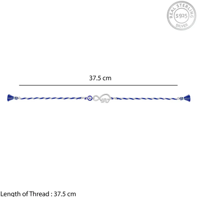 Golden Infinity Evil Eye Rakhi