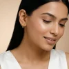 Golden Infinity Heart Earring