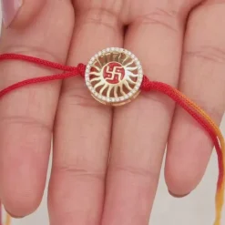 Golden Irreplaceable Bond Bhaiya Bhabhi Rakhis