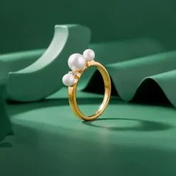 Golden Joan Pearl Ring (Size 12)